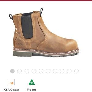 Kodiak steel toe Chelsea boots